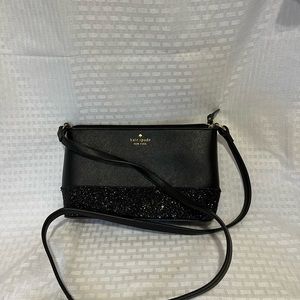 Good condition black Kate Spade crossbody.